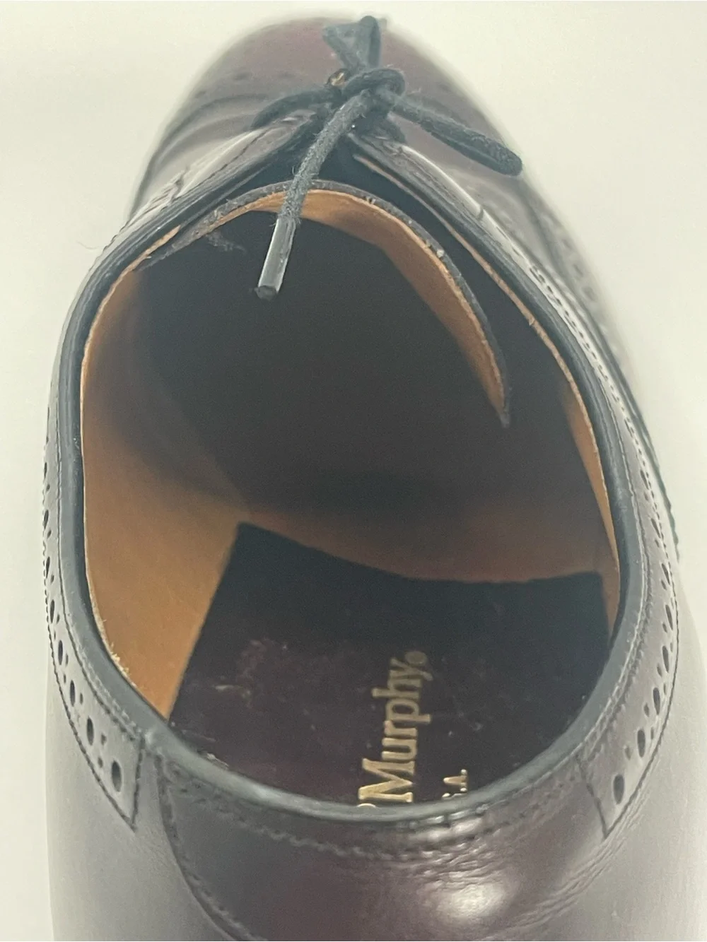 Johnston & Murphy Vintage Made in USA Wingtip Oxfords 9D